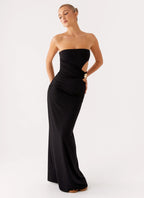 Anetta Maxi Dress - Black