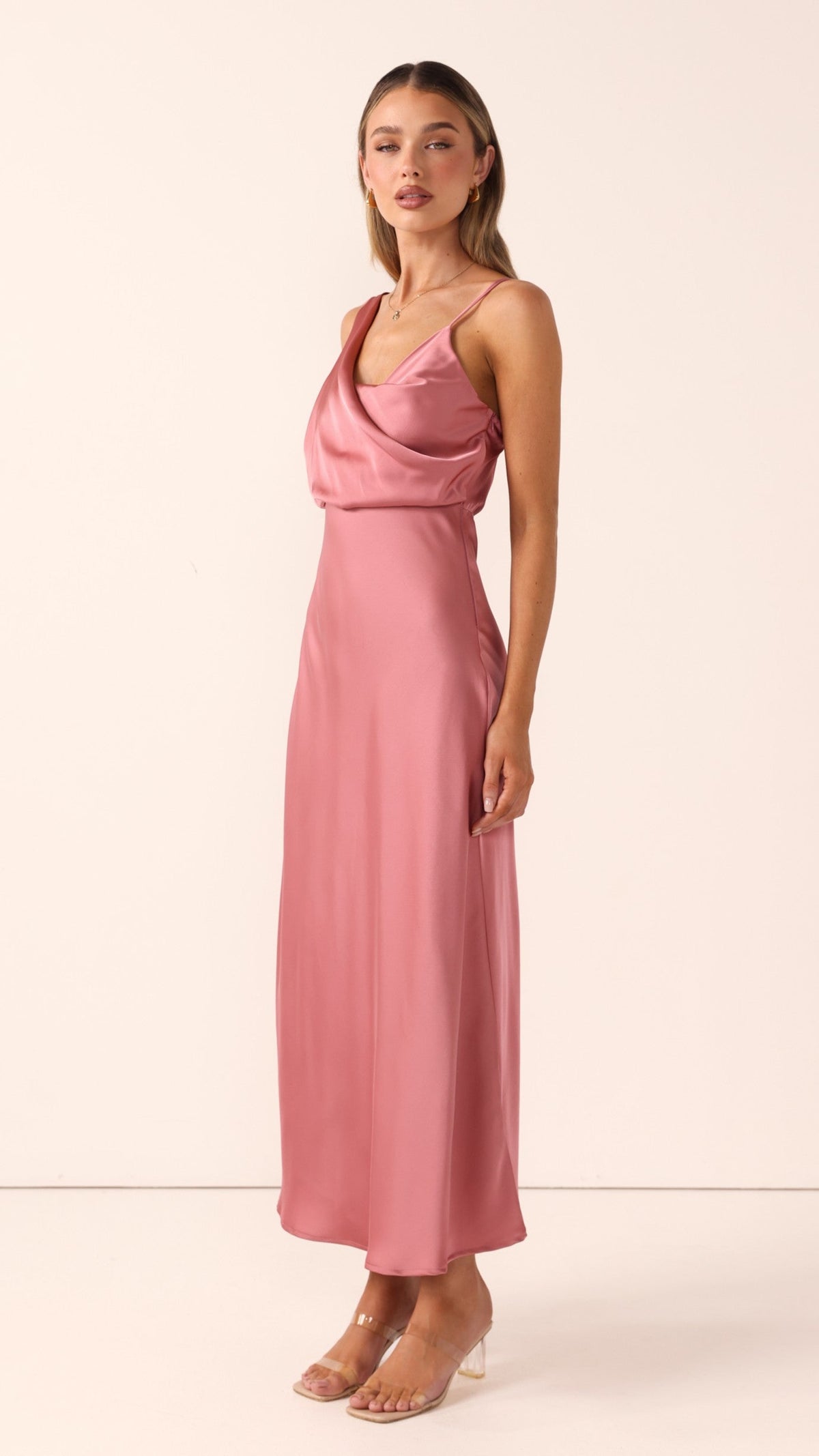 Audrey Maxi Dress - Baked Rose