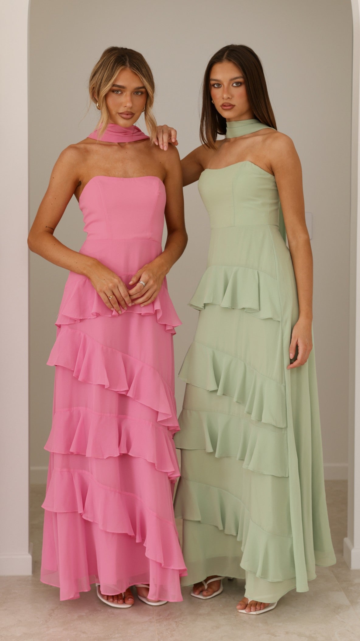 Flora Maxi Dress - Sage