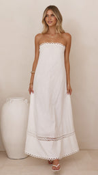 Sandra Maxi Dress - White