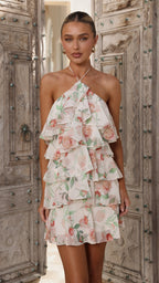 Soho Mini Dress - Orange Rose