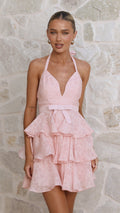 Riana Mini Dress - Blush