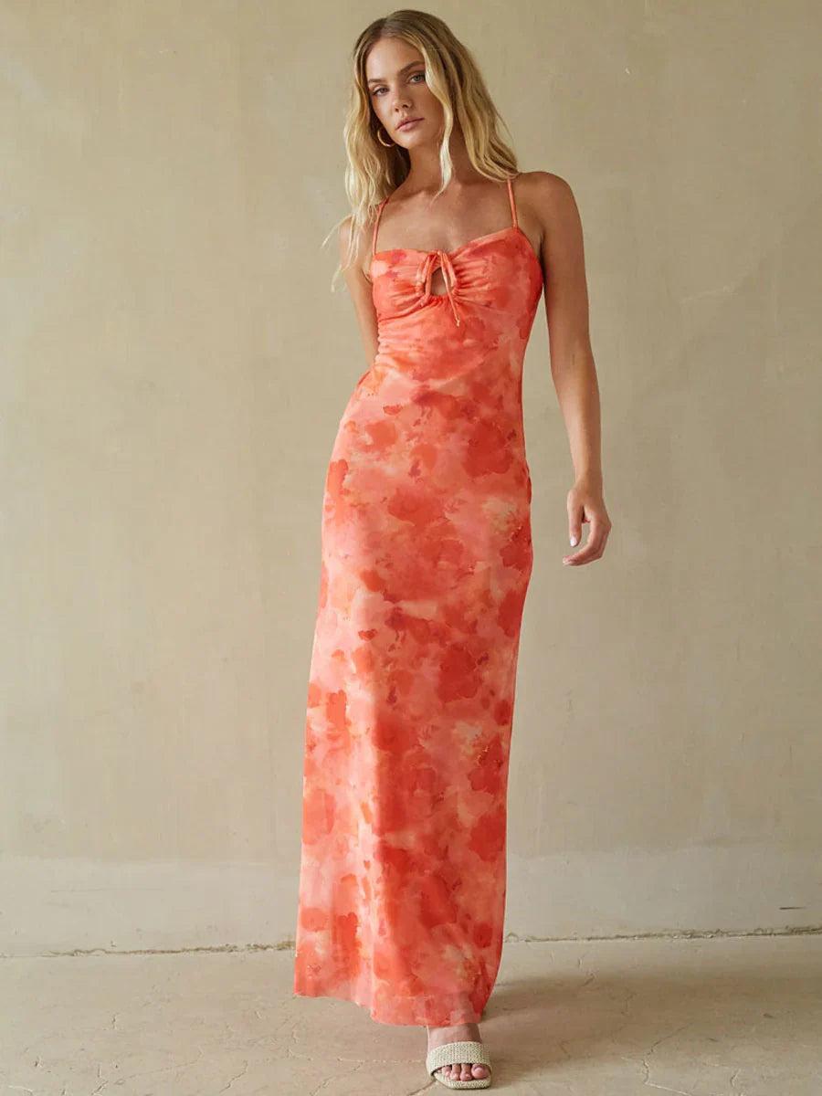 Chelley Keyhole Maxi Dress