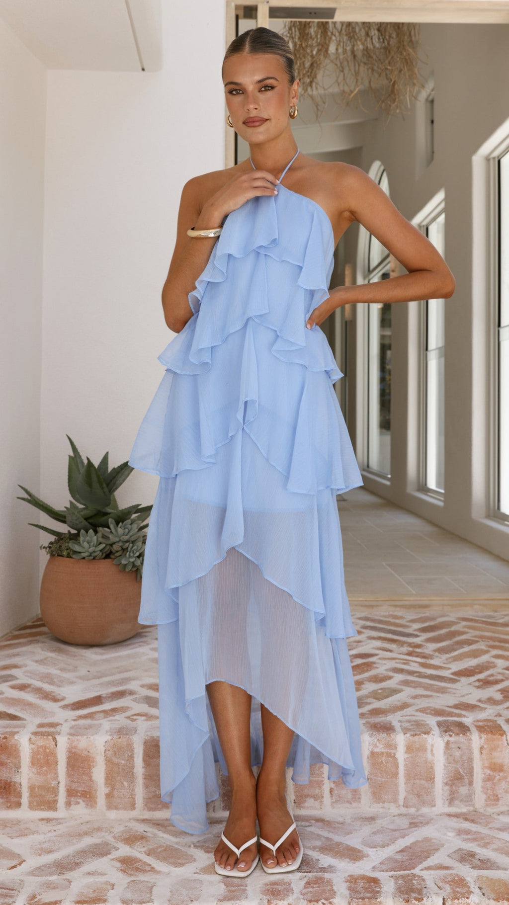 Soho Maxi Dress - Blue