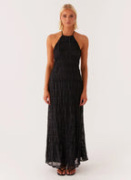 Aullie Maxi Dress - Black