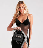 Glam Up Your Look Rhinestone Bow Mini Handbag