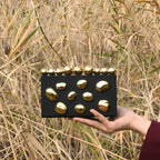 Vioraia Verdant Orbit Clutch Bag