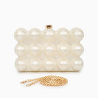 Vioraia Lorraine Acrylic Clutch Bag