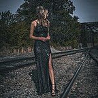 A New Glow Sequin Maxi Dress Lilac