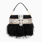 Vioraia Velora Feather Handbag
