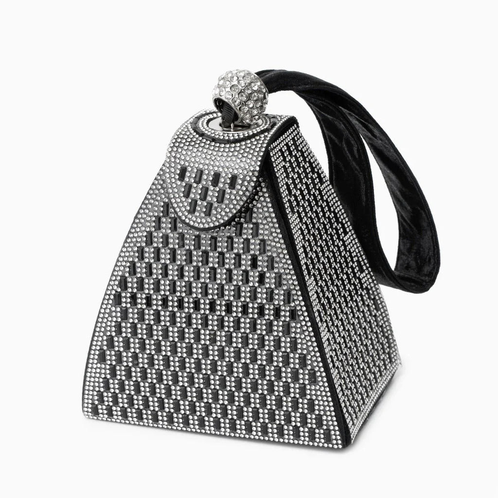 Vioraia Crystal Pyramid Handbag