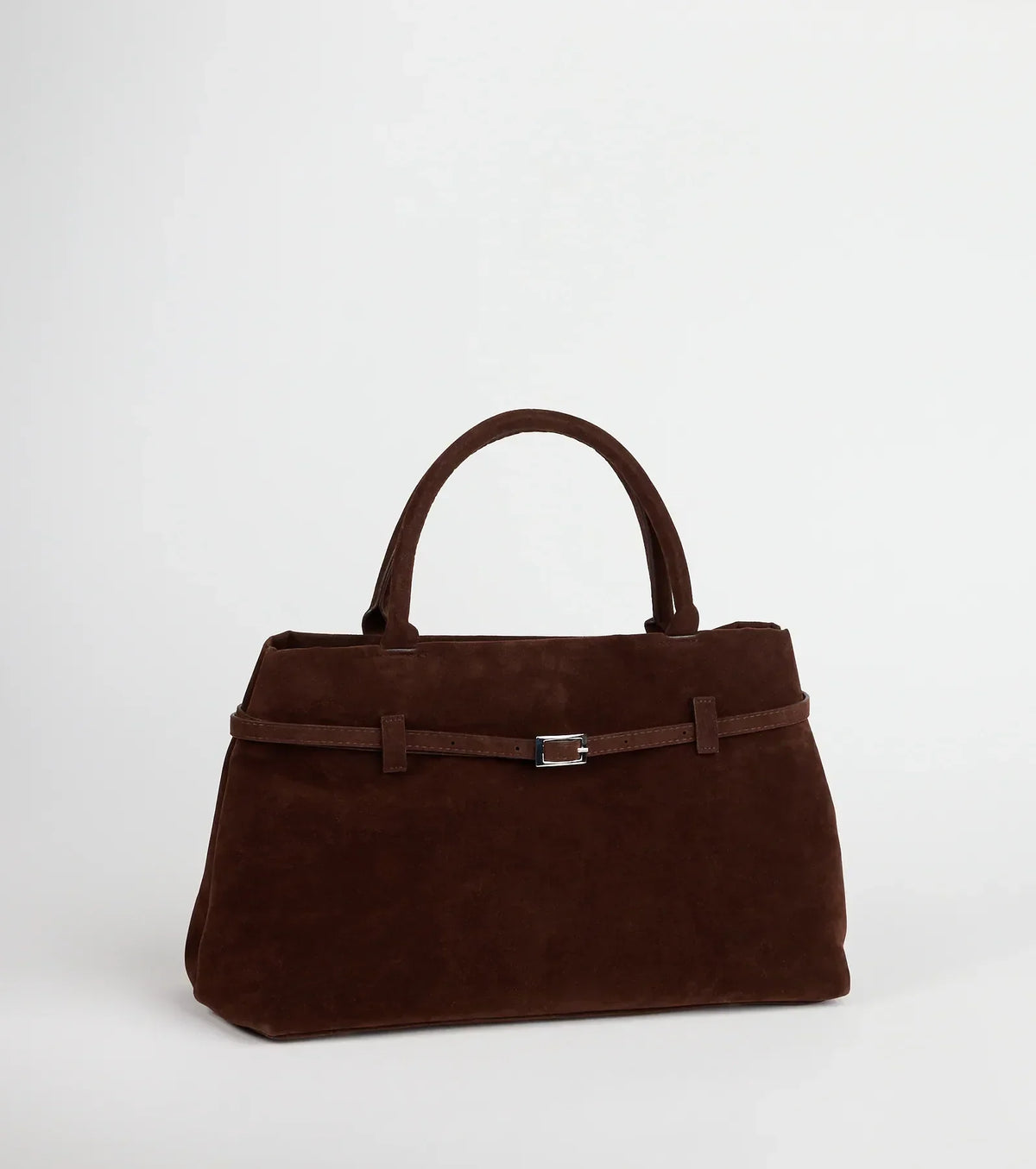 So Elevated Buckle Strap Satchel Bag