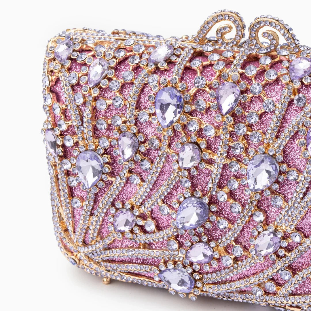 Vioraia (CS) Siena Rhinestones Clutch Bag
