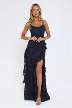 Urban Elegance Maxi Dress Navy