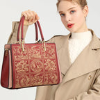 Vioraia Havilah Embroidery Medium Tote Bag