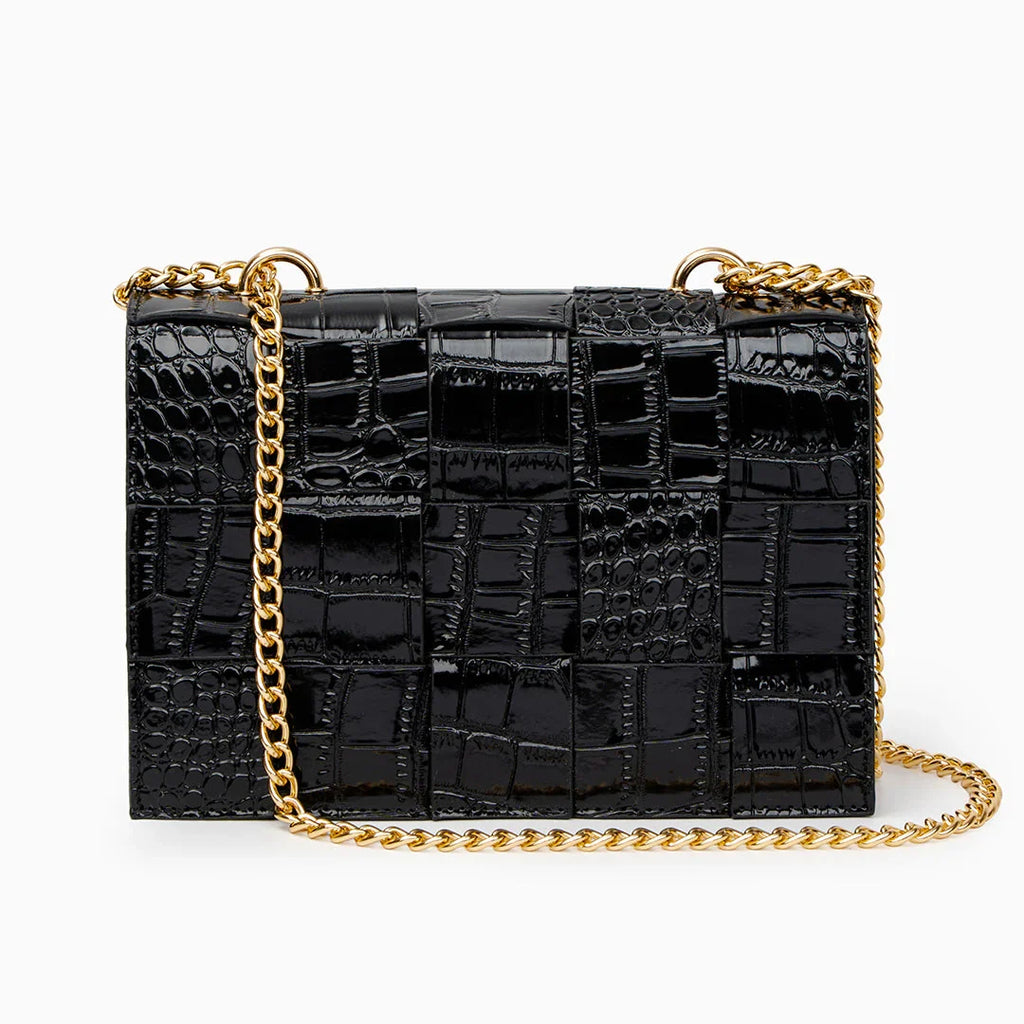 Vioraia Crocodile Pattern Crossbody Bag