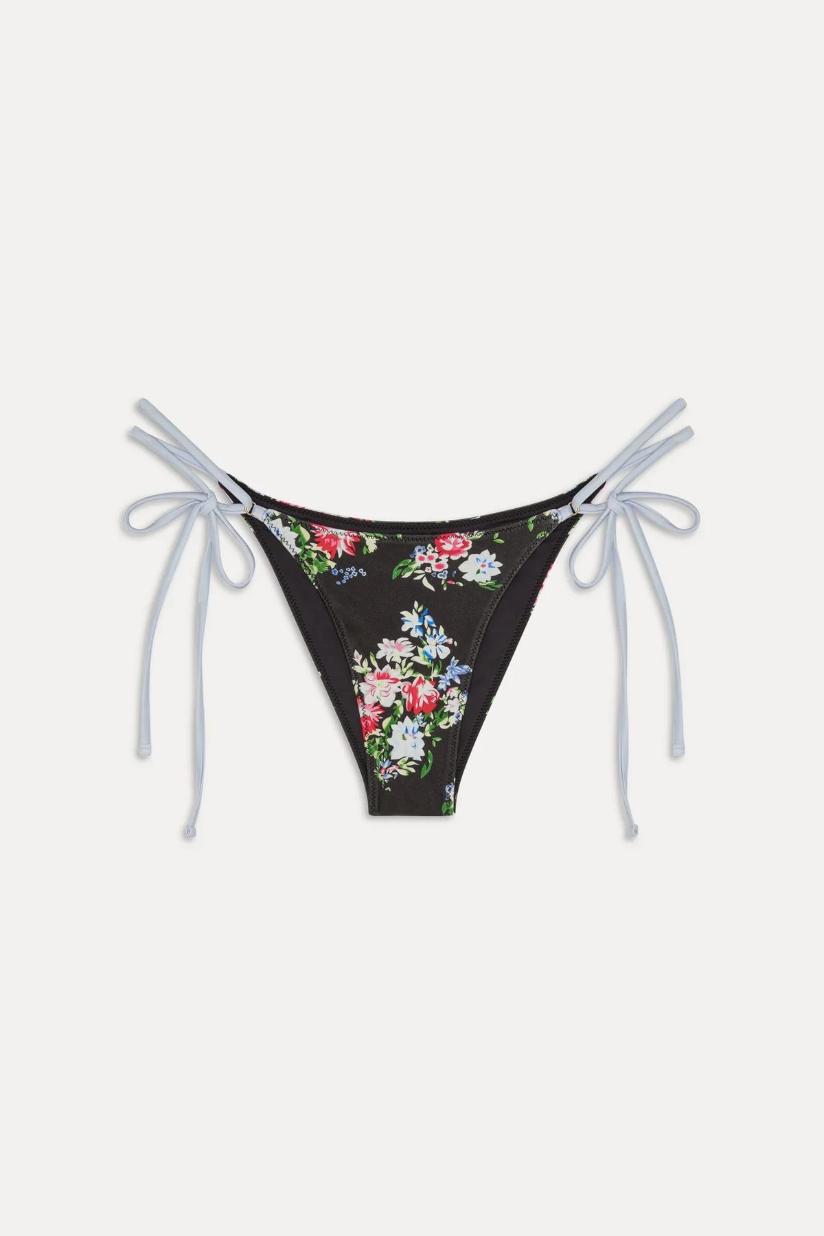 Mackenzie Satin Cheeky Bikini Bottom - Bouquet