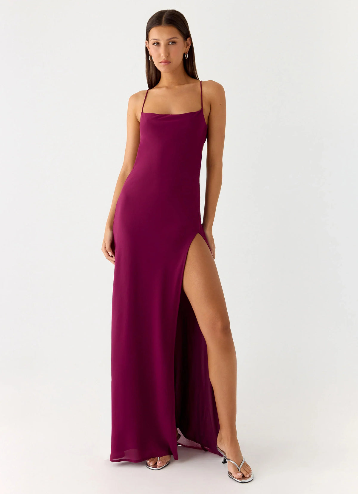 Alouette Maxi Dress - Plum