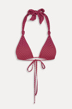 Kealy Polka Dot Bikini Top - Tuscany