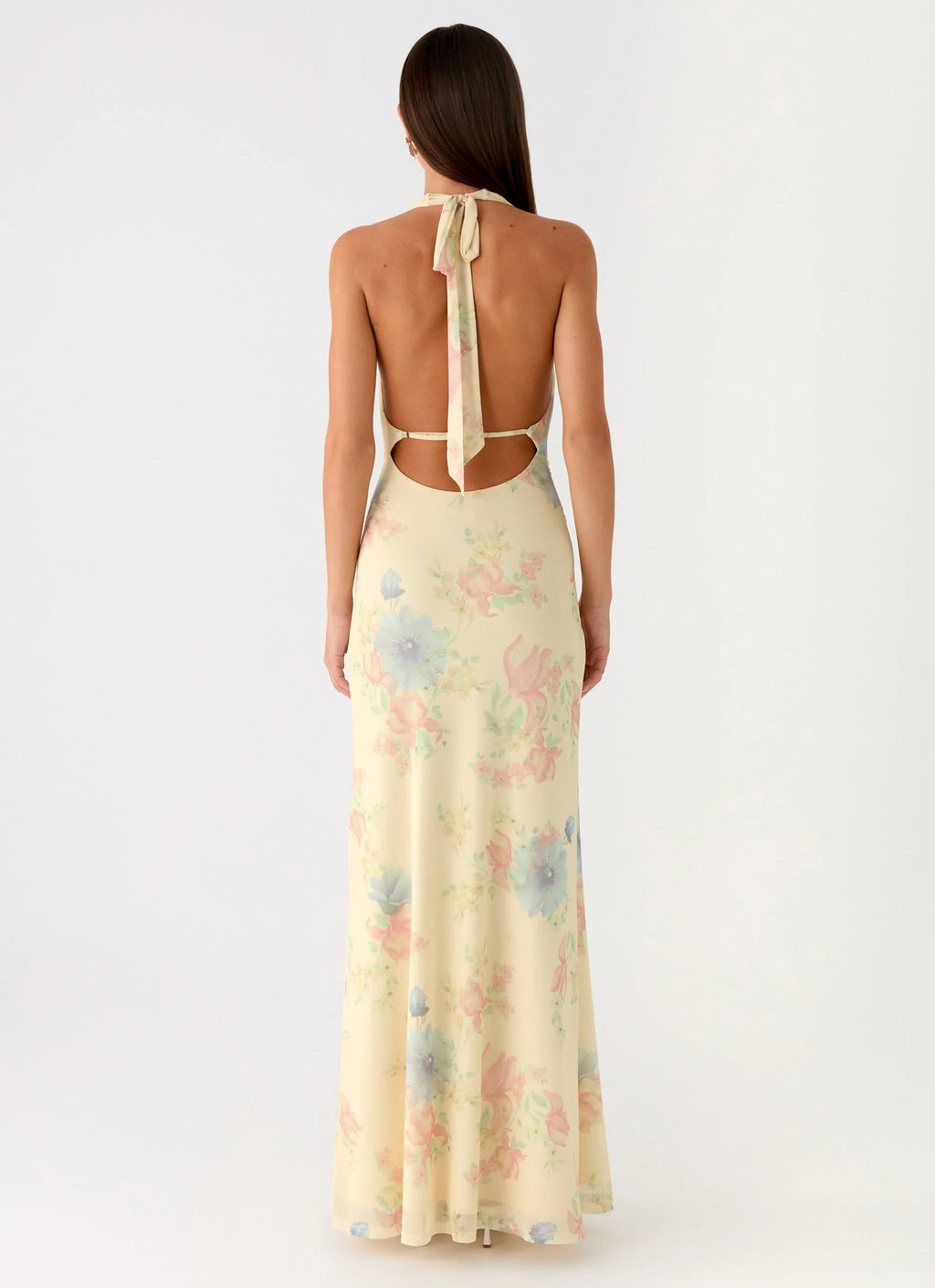 Tedder Halter Maxi Dress - Spring Meadow