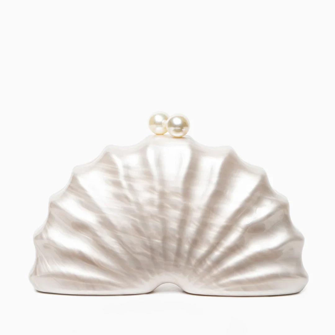 Vioraia Chloe Shell Clutch Bag