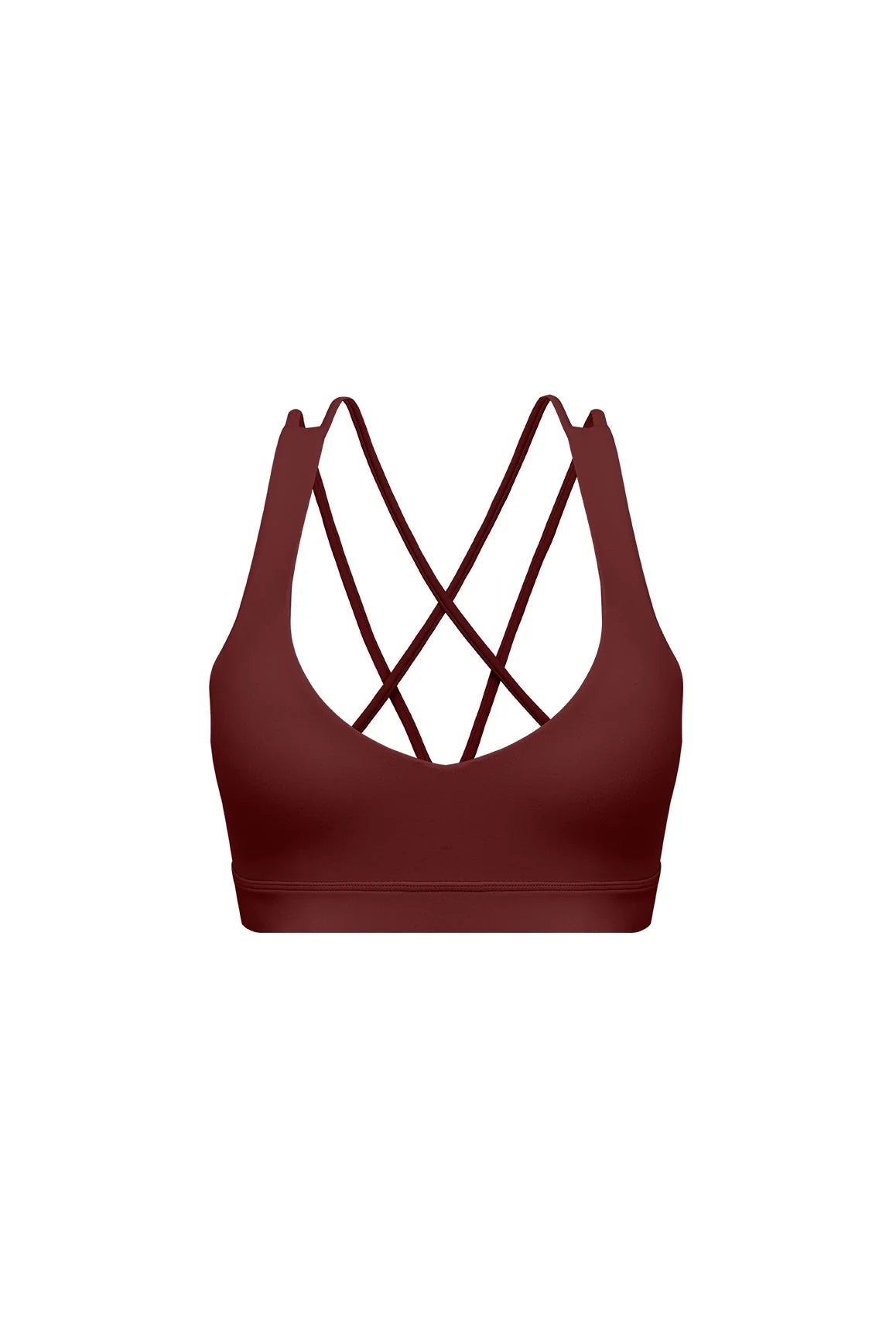 Scoop Neck Crossback Bra
