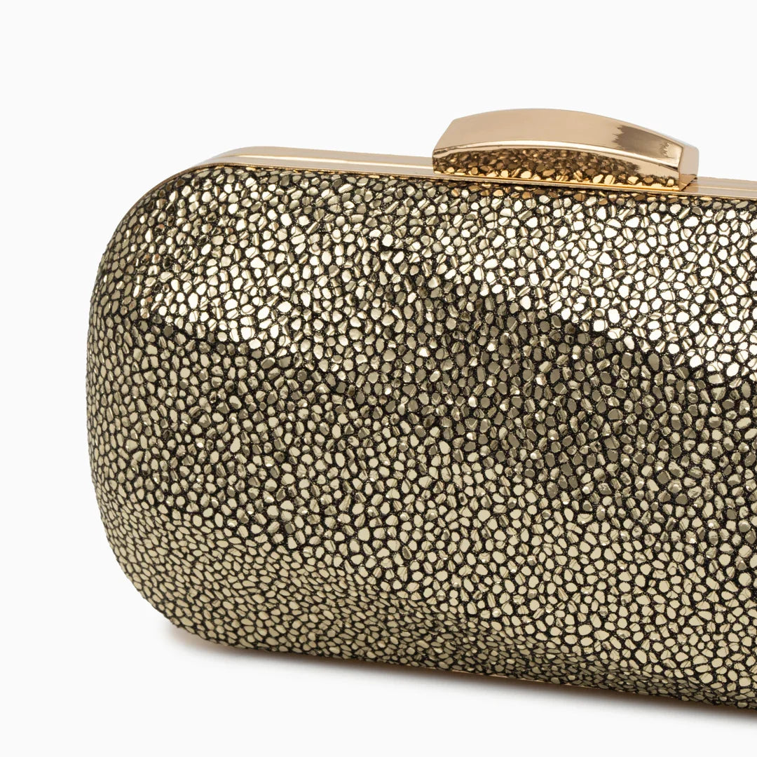 Vioraia Aurum Crush Clutch Bag