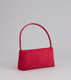 Carry All Day Faux Suede Shoulder Bag