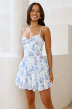 Moonbeam Magic Mini Dress Blue