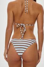 Dove Striped Bikini Bottom - Verona Stripe