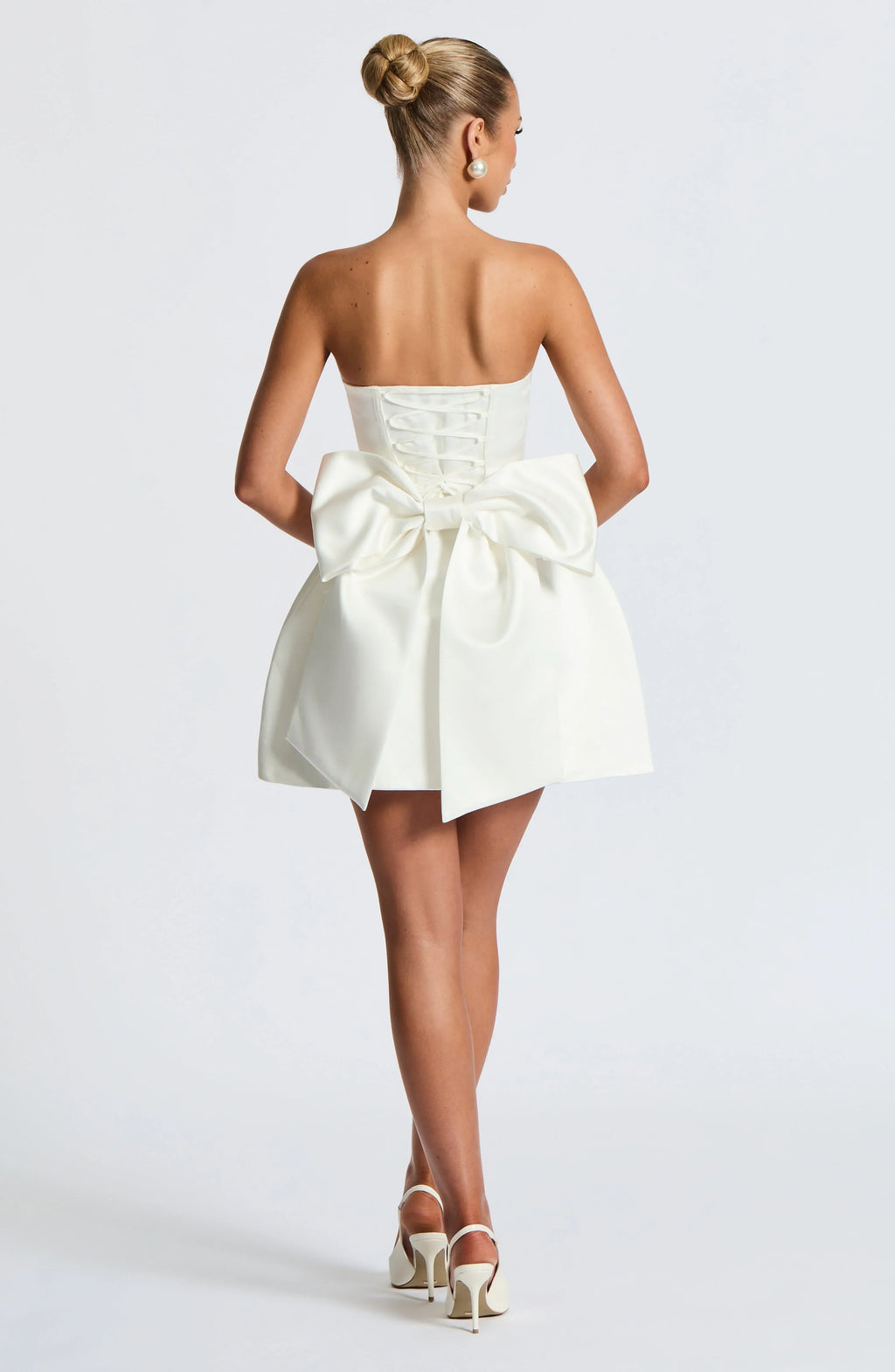 Abbey Mini Dress - Ivory
