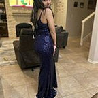 A New Glow Sequin Maxi Dress Lilac