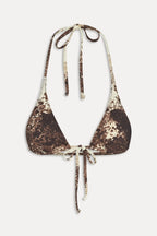 Paradise Micro Halter Bikini Top - Saddle Up