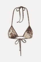 Nick Triangle String Bikini Top - Saddle Up
