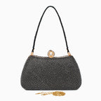 Vioraia Vintage Rhinestones Glitter Handbag