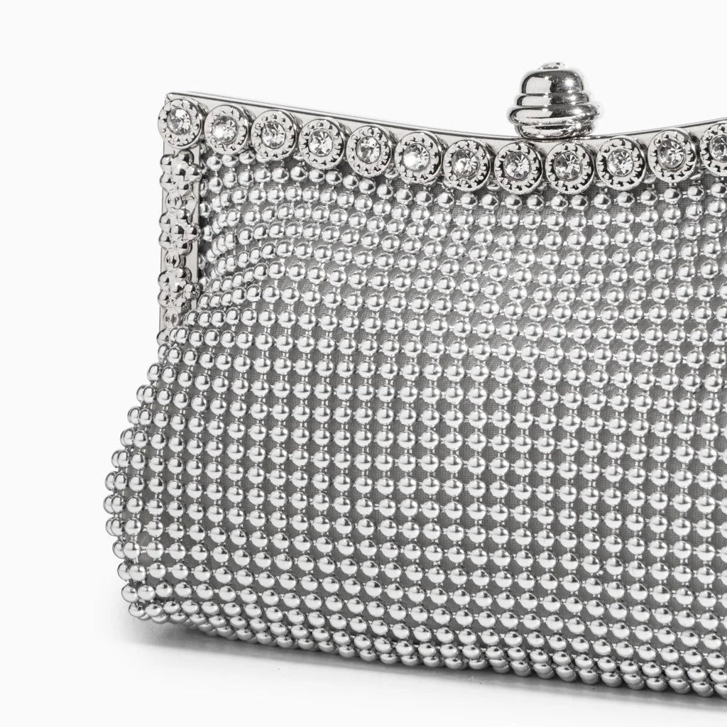 Vioraia Scarlett Rhinestones Clutch Bag