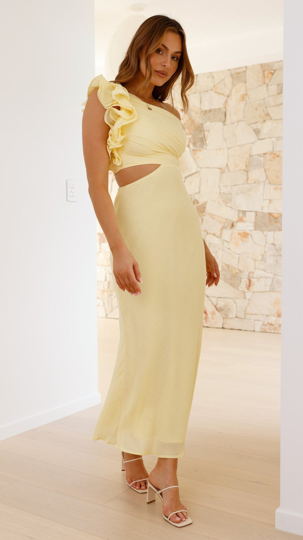 Amina Maxi Dress - Yellow