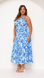 Jayma Maxi Dress - Blue Floral