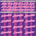 Custom Stitched Purple Pink-White 3D Pattern Design Abstract Shape Sports Pullover Sweatshirt Hoodie