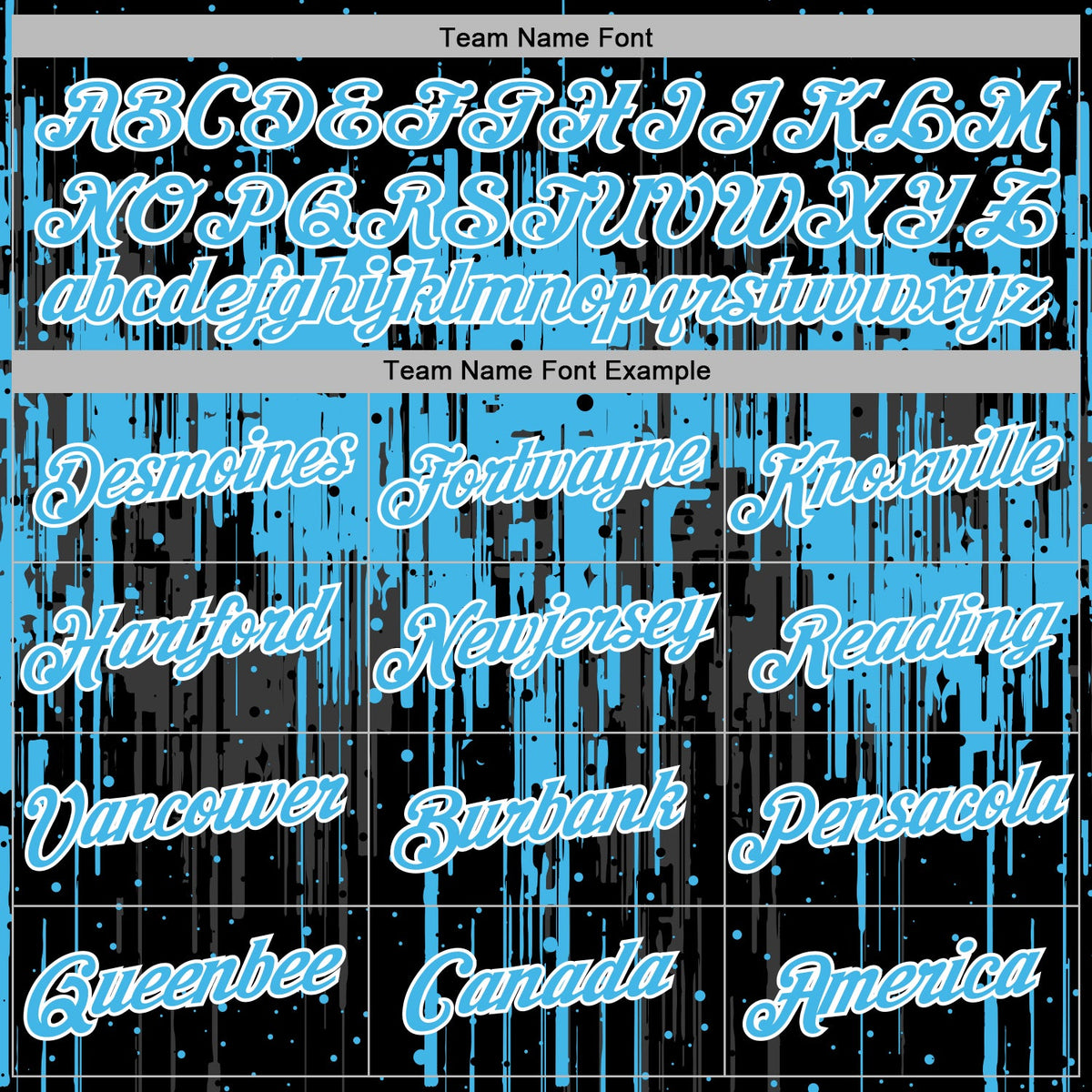 Custom Stitched Black Sky Blue-White 3D Pattern Design Dripping Splatter Sports Pullover Sweatshirt Hoodie