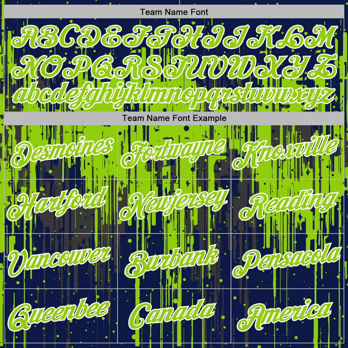 Custom Stitched Navy Neon Green-White 3D Pattern Design Dripping Splatter Sports Pullover Sweatshirt Hoodie