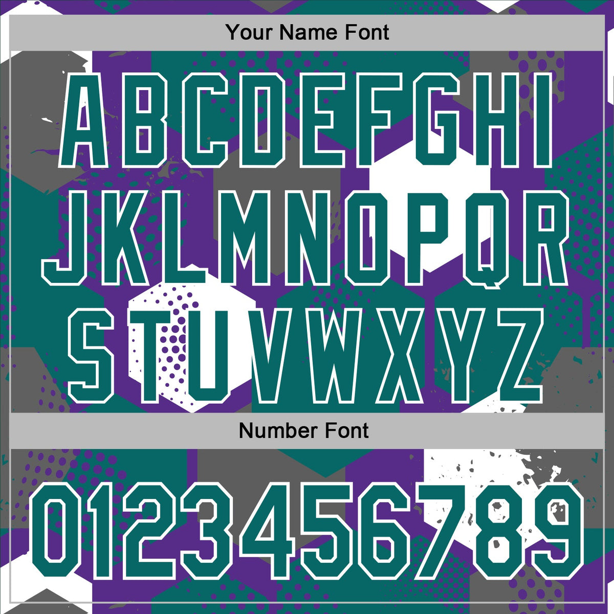 Custom Stitched Purple Teal-White 3D Pattern Design Geometric Shape Sports Pullover Sweatshirt Hoodie