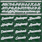 Custom Stitched Green Gray-White 3D Pattern Design Slant Lines Sports Pullover Sweatshirt Hoodie
