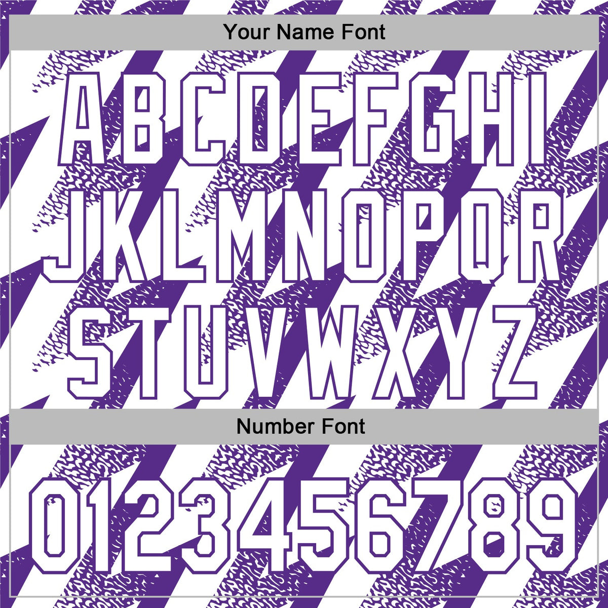 Custom Stitched White Purple 3D Pattern Design Zigzag Shape Sports Pullover Sweatshirt Hoodie