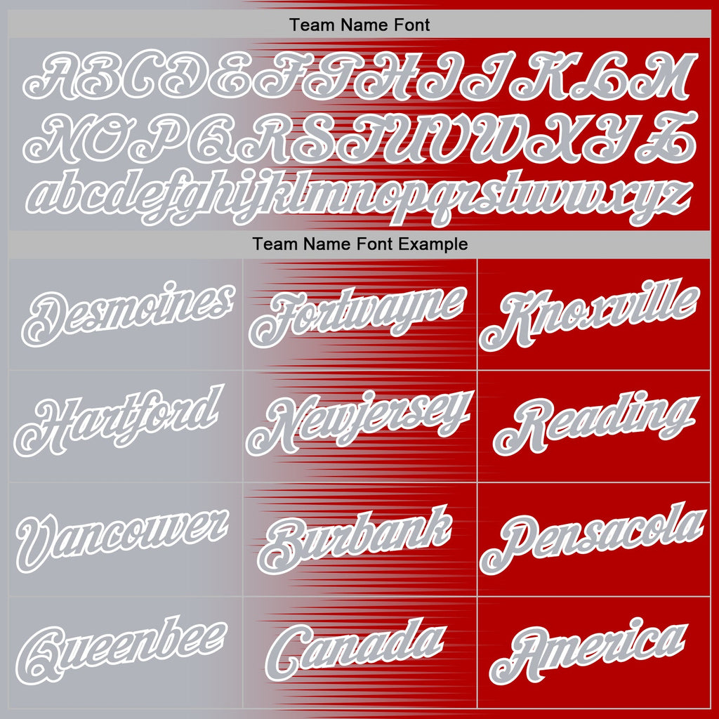 Custom Stitched Red Gray-White 3D Pattern Design Gradient Line Sports Pullover Sweatshirt Hoodie
