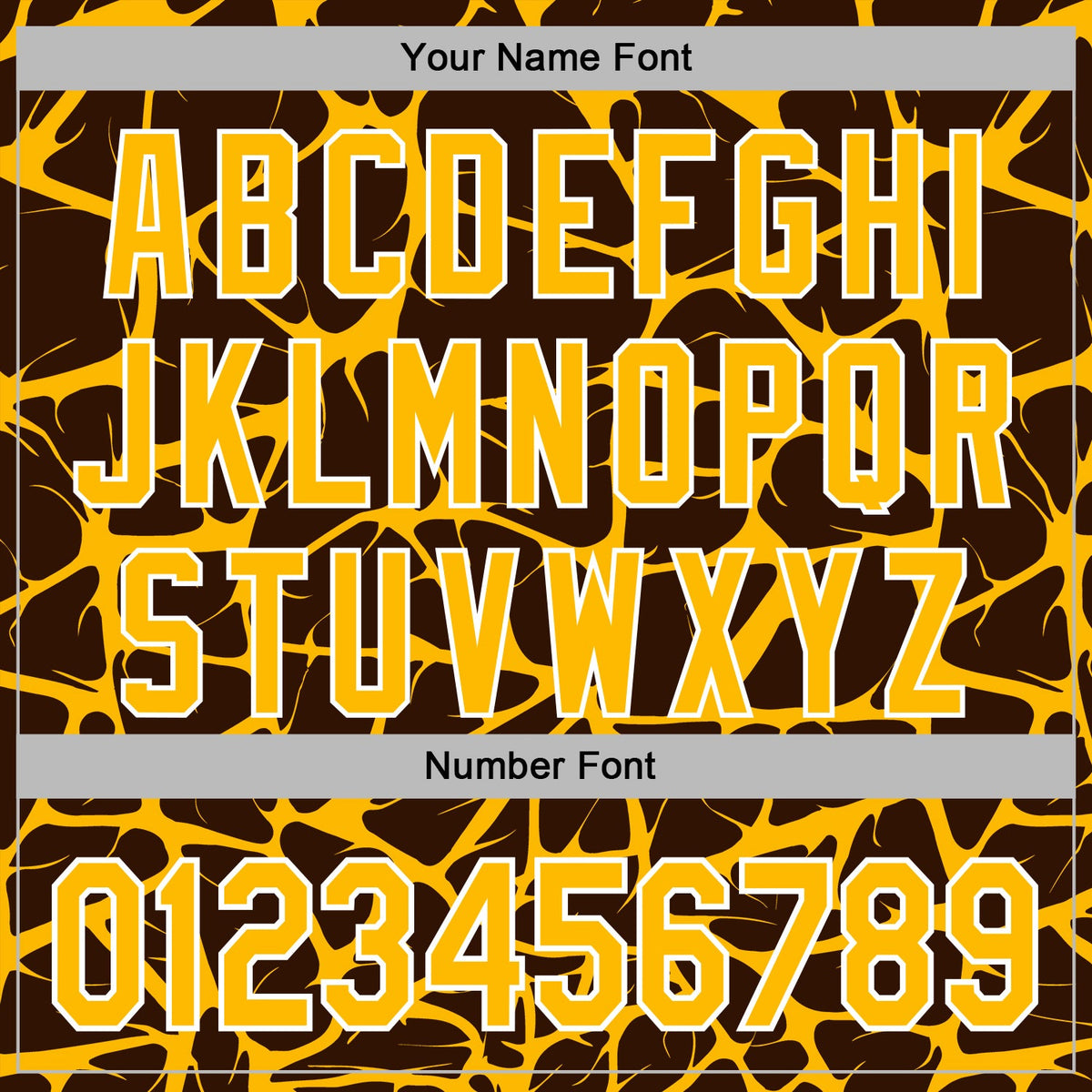 Custom Stitched Brown Gold-White 3D Pattern Design Abstract Network Sports Pullover Sweatshirt Hoodie
