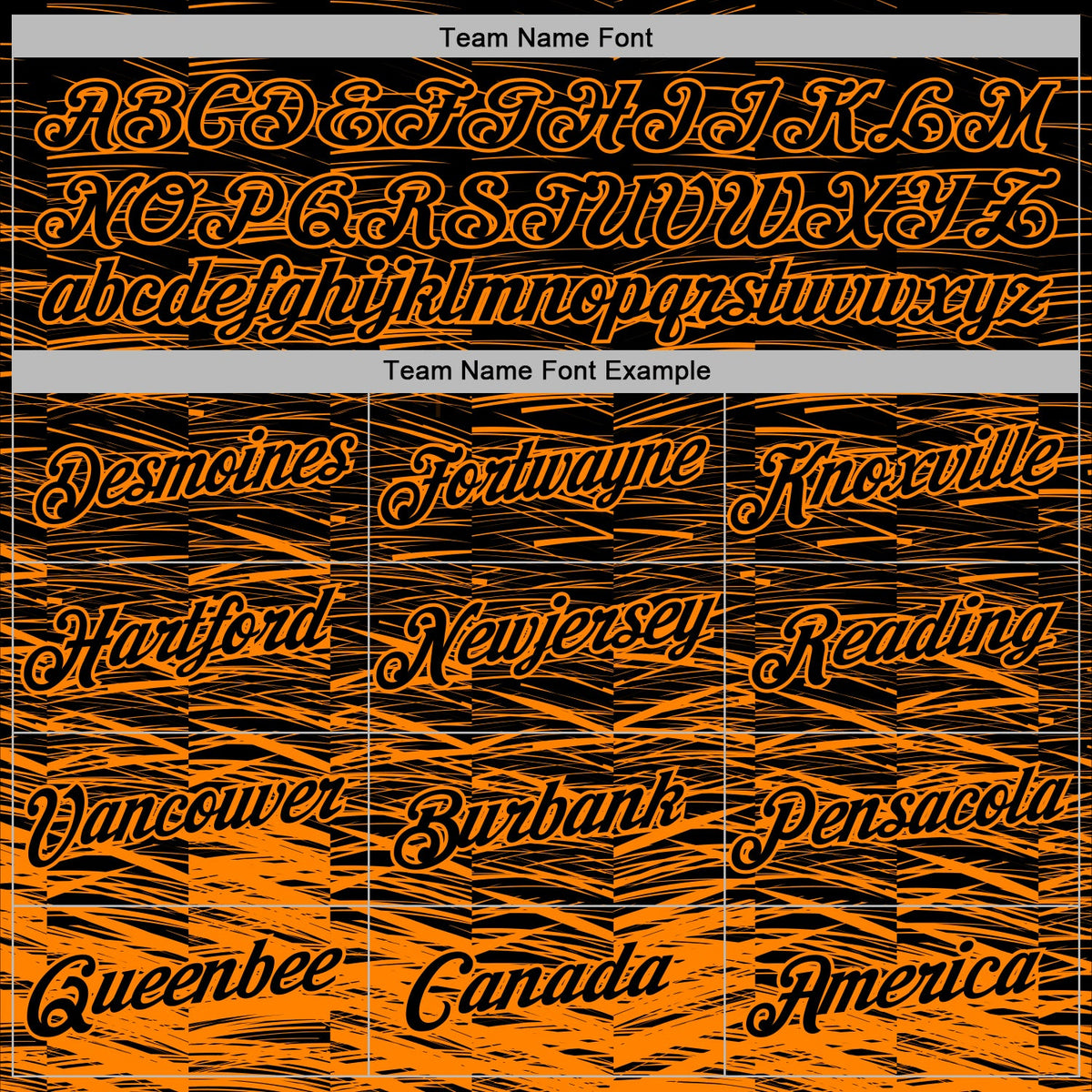 Custom Stitched Black Bay Orange 3D Pattern Design Line Sports Pullover Sweatshirt Hoodie