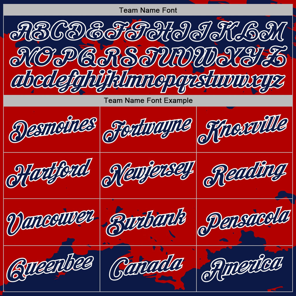 Custom Stitched Red Navy-White 3D Pattern Design Fragment Sports Pullover Sweatshirt Hoodie