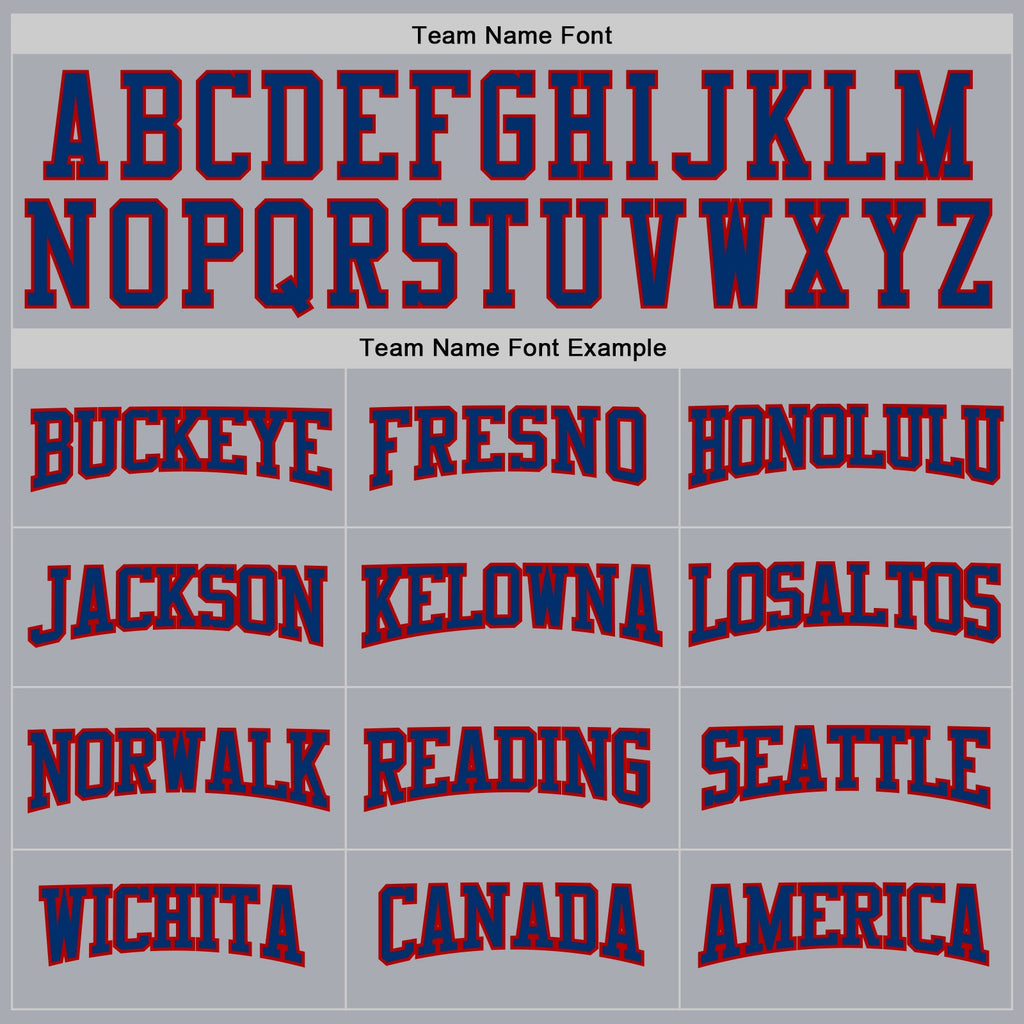 Custom Gray US Navy Blue-Red 3D Pattern Design Game Day Columbus Inspired Sports Pullover Sweatshirt Hoodie