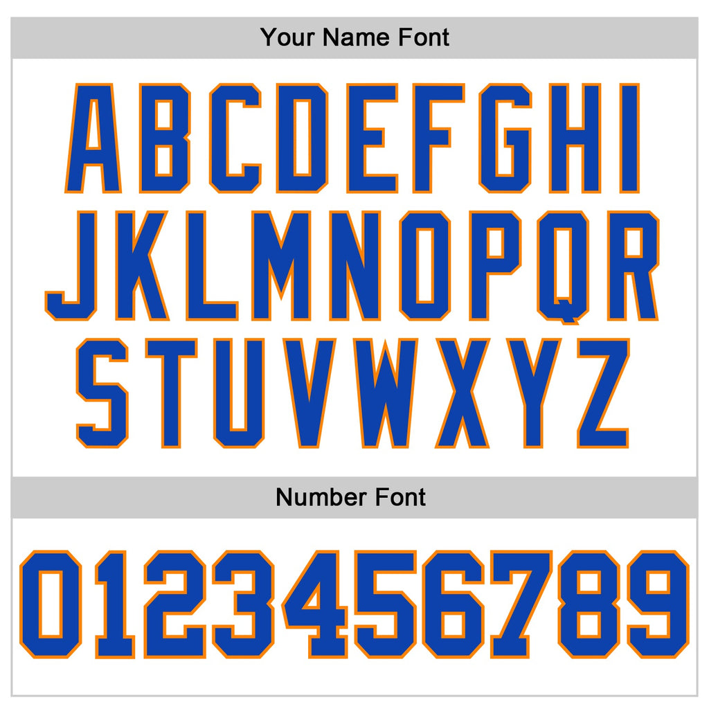 Custom White Thunder Blue-Bay Orange 3D Pattern Design Game Day New York Inspired Sports Pullover Sweatshirt Hoodie
